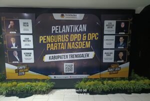 Jurnalis Team 9  Hadiri Pelantikan DPD dan DPC Partai NasDem se-Kabupaten Trenggalek
