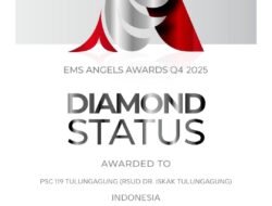 PSC 119 RSUD dr. Iskak Raih Predikat ‘Diamond’ di EMS Angels Awards Kuartal 4 Tahun 2025