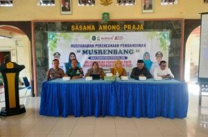 “Kolaborasi TNI-Polri dan Pemkab Trenggalek Perkuat Pembangunan di Musrenbangcam Pogalan 2026”