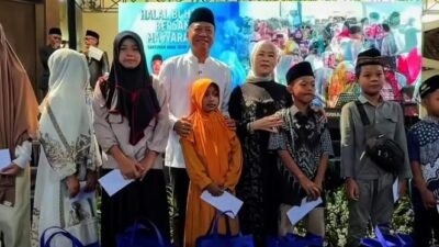 Bupati Tulungagung Gelar Halal Bihalal dan Santunan di Rumah Pribadi