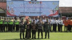 “Upacara Operasi Ketupat Semeru 2026 Digelar di Alun-Alun Kanigoro oleh Polres Blitar”