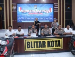 Polres Blitar Kota Bongkar Sindikat Curanmor Antarwilayah, Dua Pelaku Ditangkap