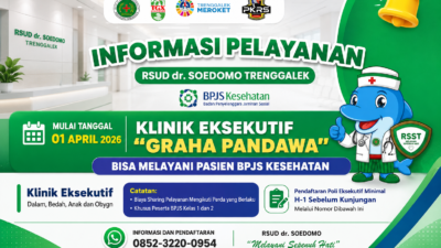 RSUD dr. Soedomo Trenggalek Hadirkan Klinik Eksekutif “Graha Pandawa”, Kini Layani Pasien BPJS