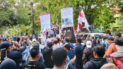 AMPB Gelar Aksi di Depan Polresta Pati, Sampaikan Tuntutan Penegakan Hukum